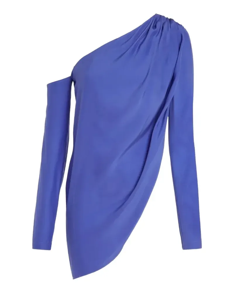GAUGE81 Toho One-Shoulder-Seidenbluse - Blau Blau