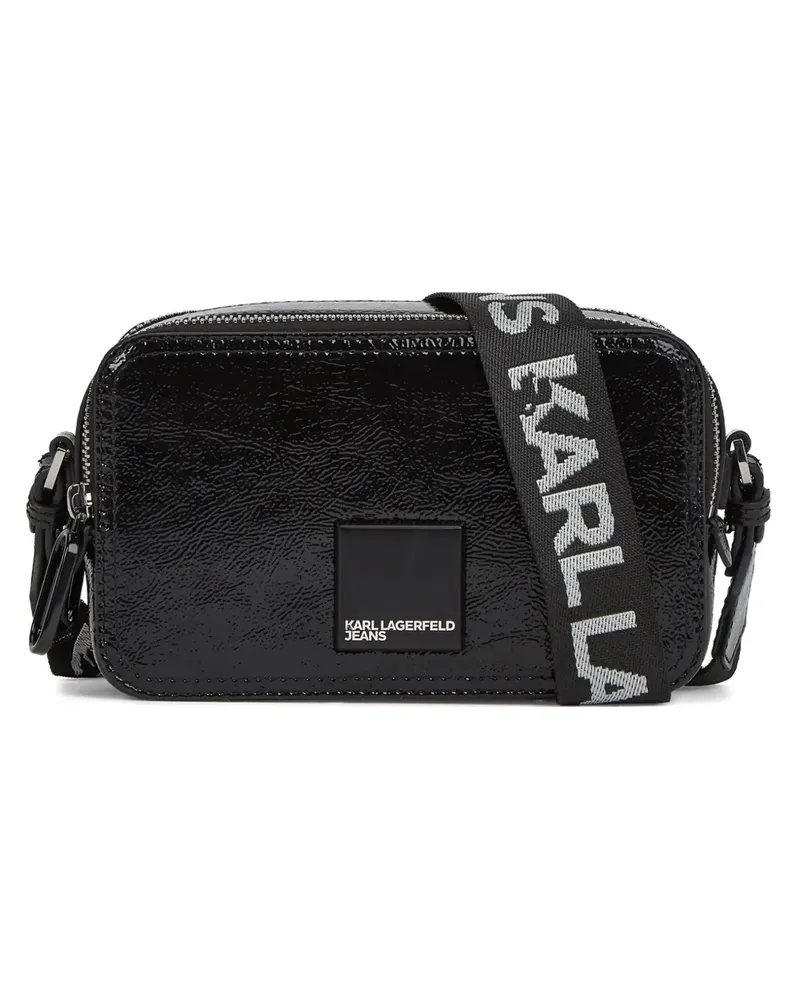 Karl Lagerfeld Kameratasche mit Logo-Detail - Schwarz Schwarz