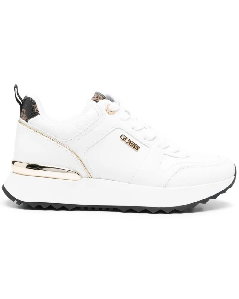 Guess Sneakers mit Logo-Applikation - Weiß Weiß