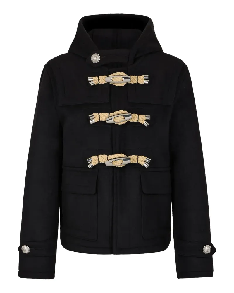 Paco Rabanne Jacke mit Knebelverschlüssen - Schwarz Schwarz