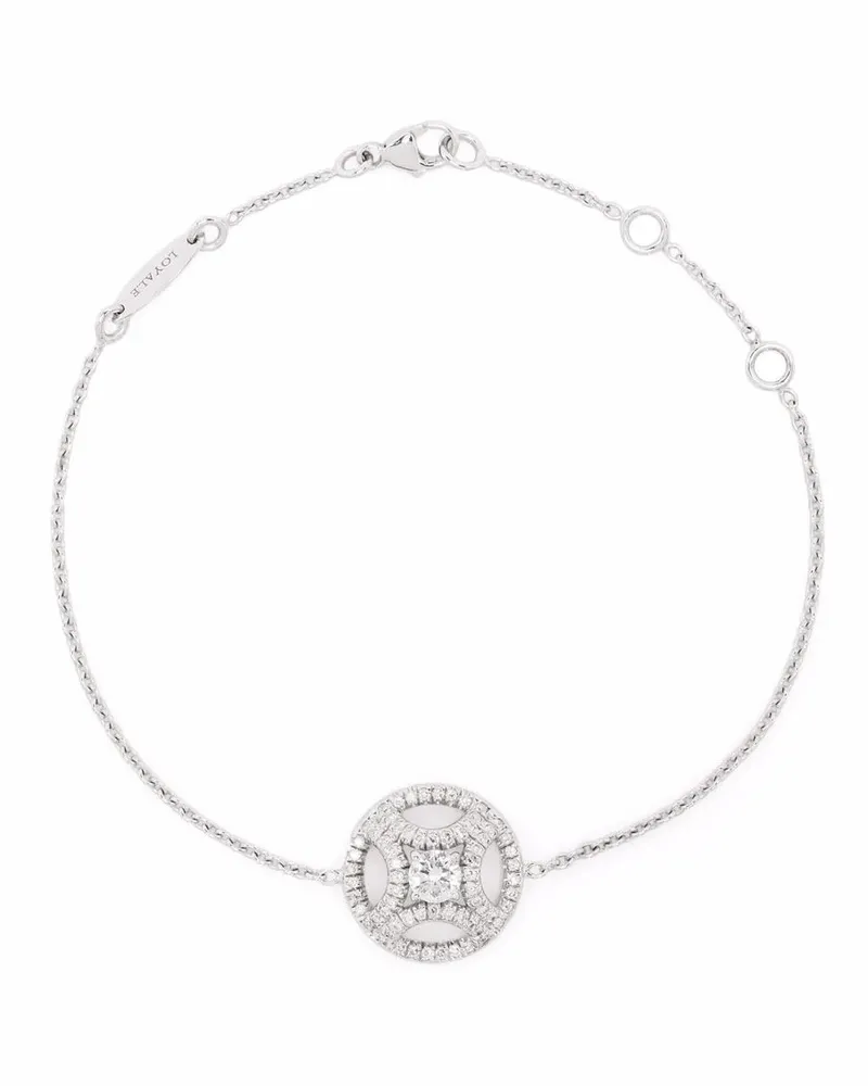 Loyal.e Paris Perpétuel.le Armband aus 18kt recyceltem Weißgold - Silber Silber