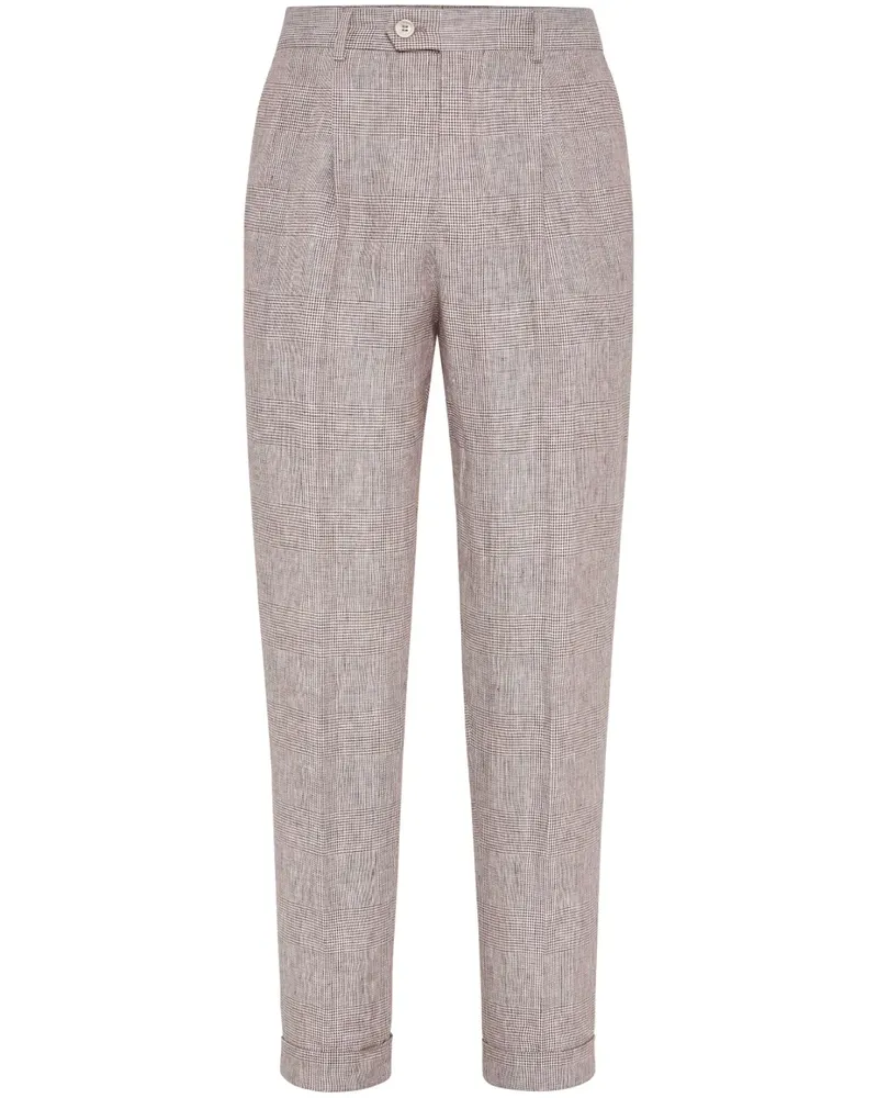 Brunello Cucinelli Hose mit Faltendetail - Grau Grau