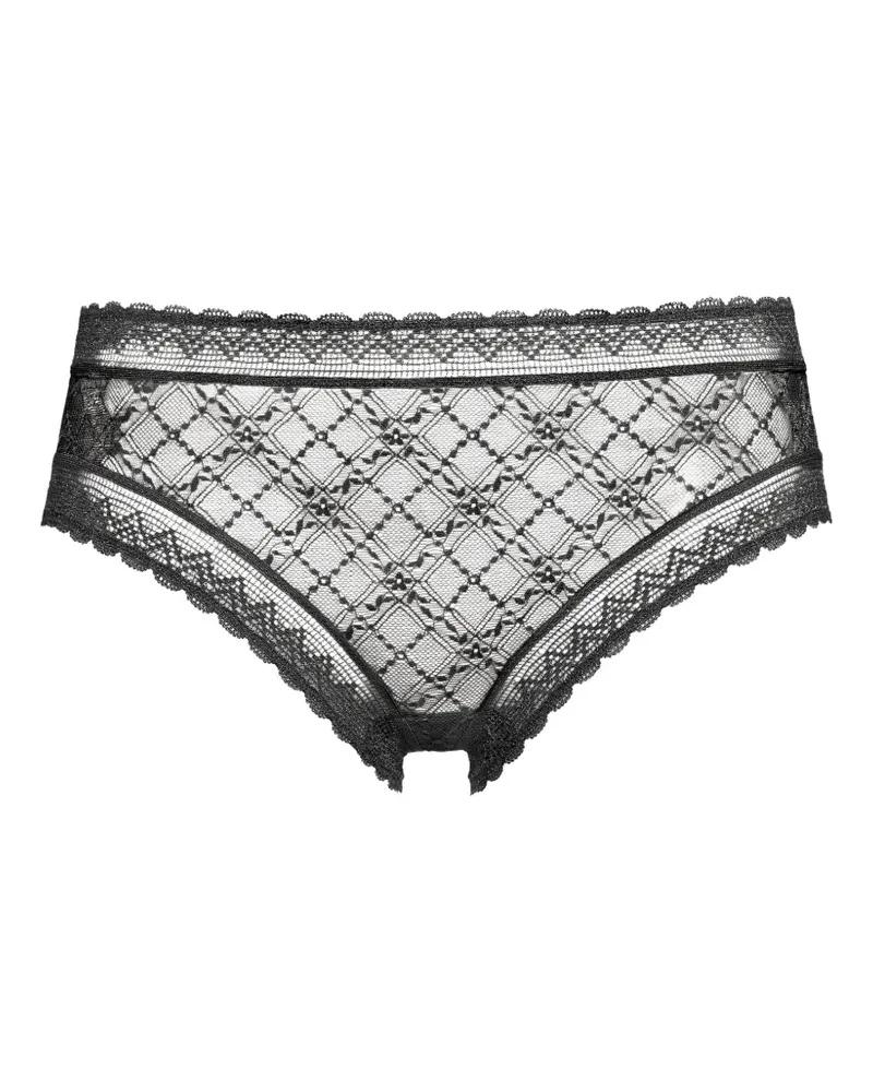 Eres Florissante Slip aus Spitze - Schwarz Schwarz