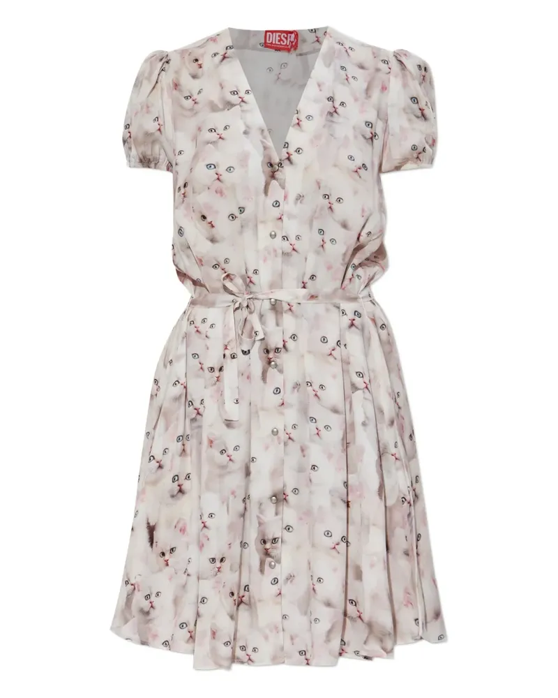 Diesel D-Ollish-R1 Kleid - Weiß Weiß