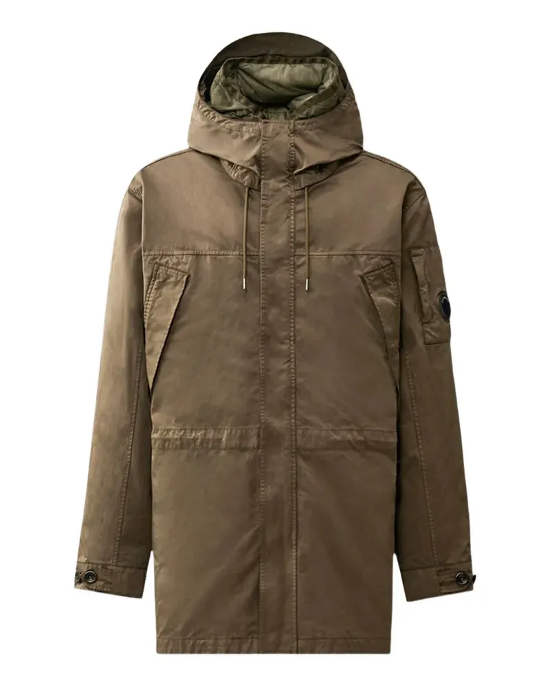 C.P. Company Micro Kei lens hooded parka - Grün Grün
