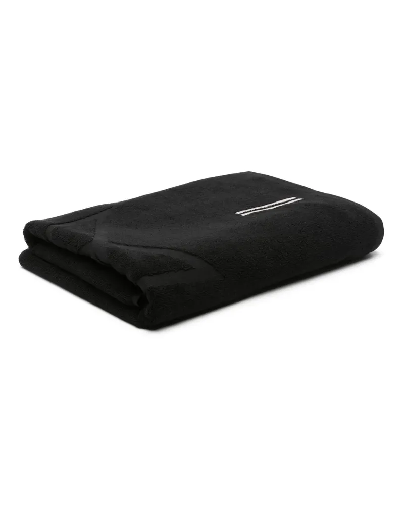 Rick Owens Pentagram Badetuch - Schwarz Schwarz