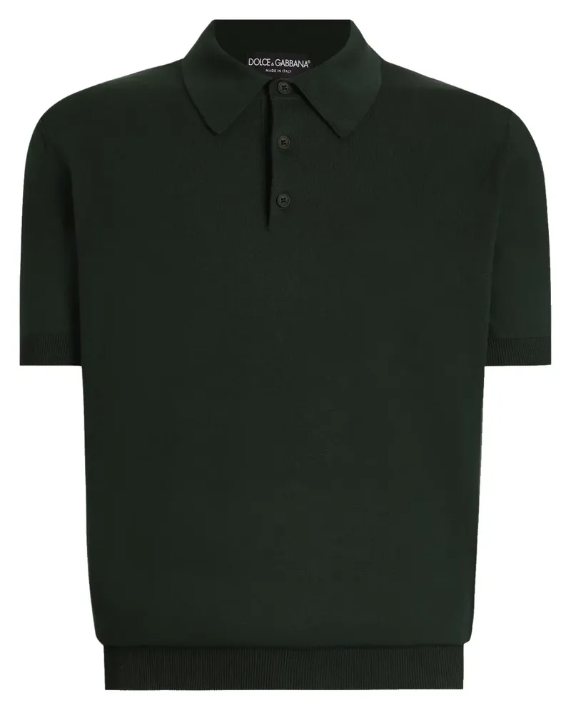 Dolce & Gabbana Poloshirt mit kurzen Ärmeln - Grün Grün