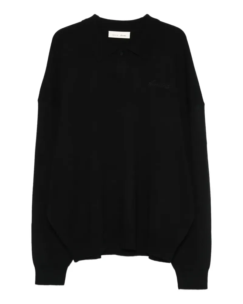 Fear of God Signature 90s logo-embroidered polo shirt - Schwarz Schwarz