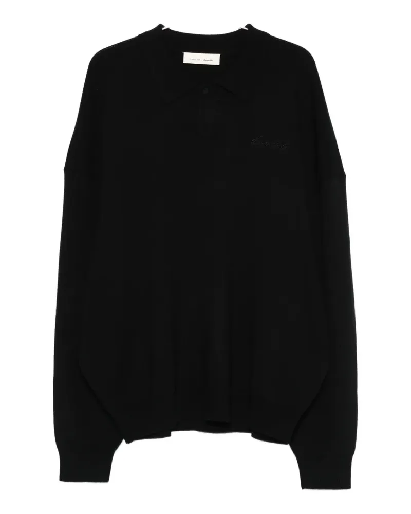 Fear of God Signature 90s logo-embroidered polo shirt - Schwarz Schwarz