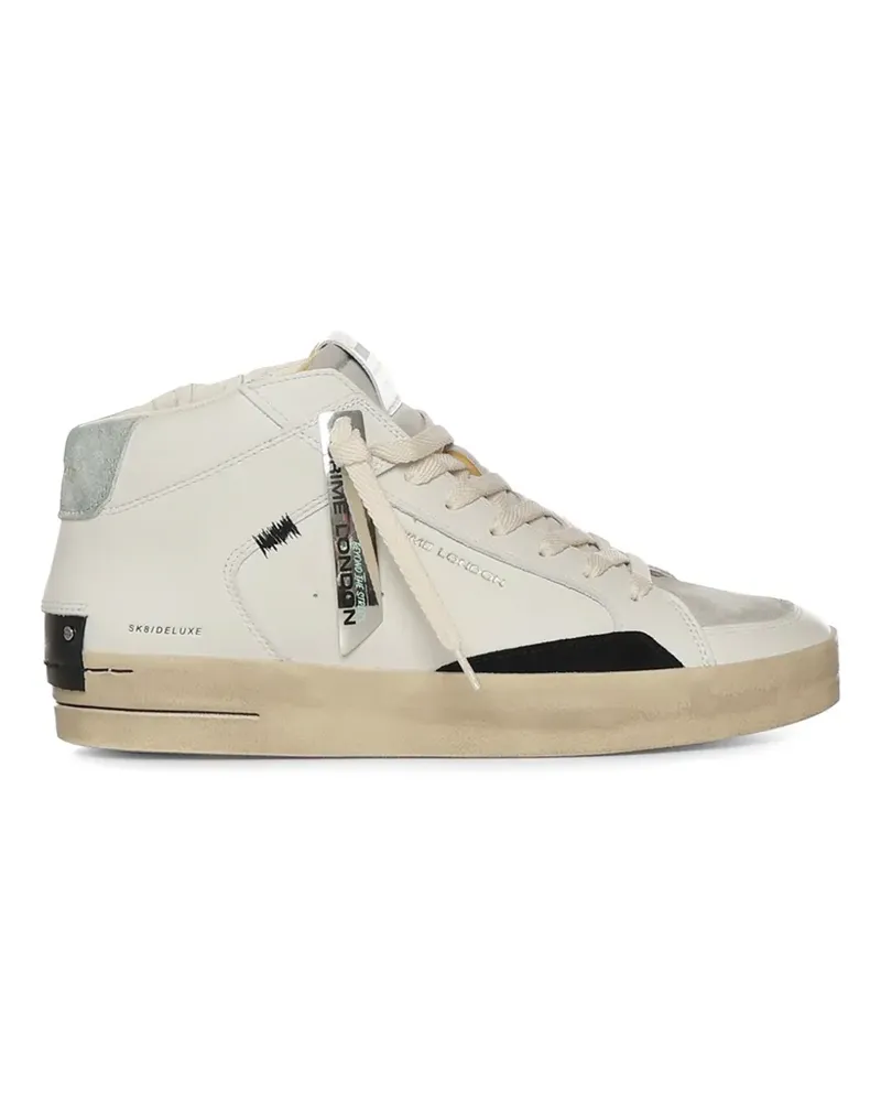 Crime SK8 leather sneakers - Nude Nude