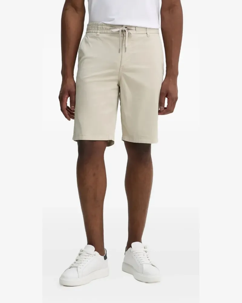 HUGO BOSS drawstring-waistband shorts - Nude Nude