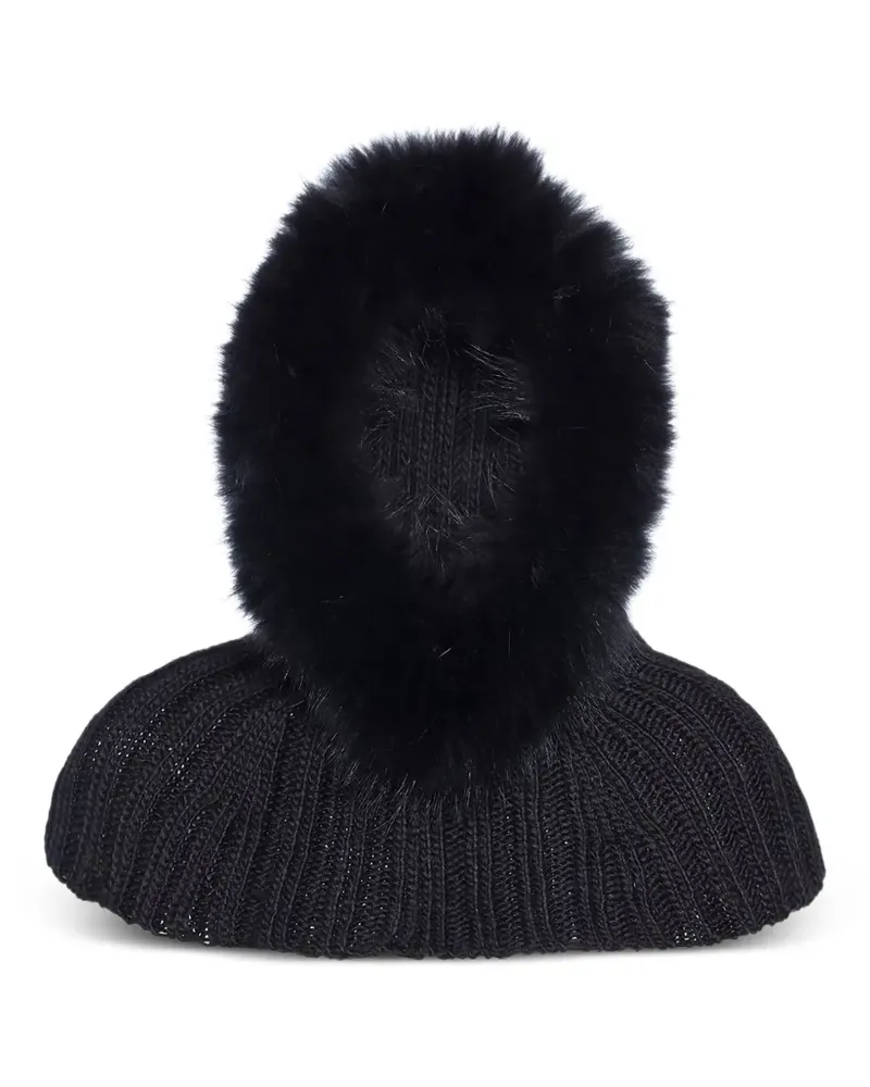 GOLDBERGH Naomi Kapuze aus Faux Fur - Schwarz Schwarz