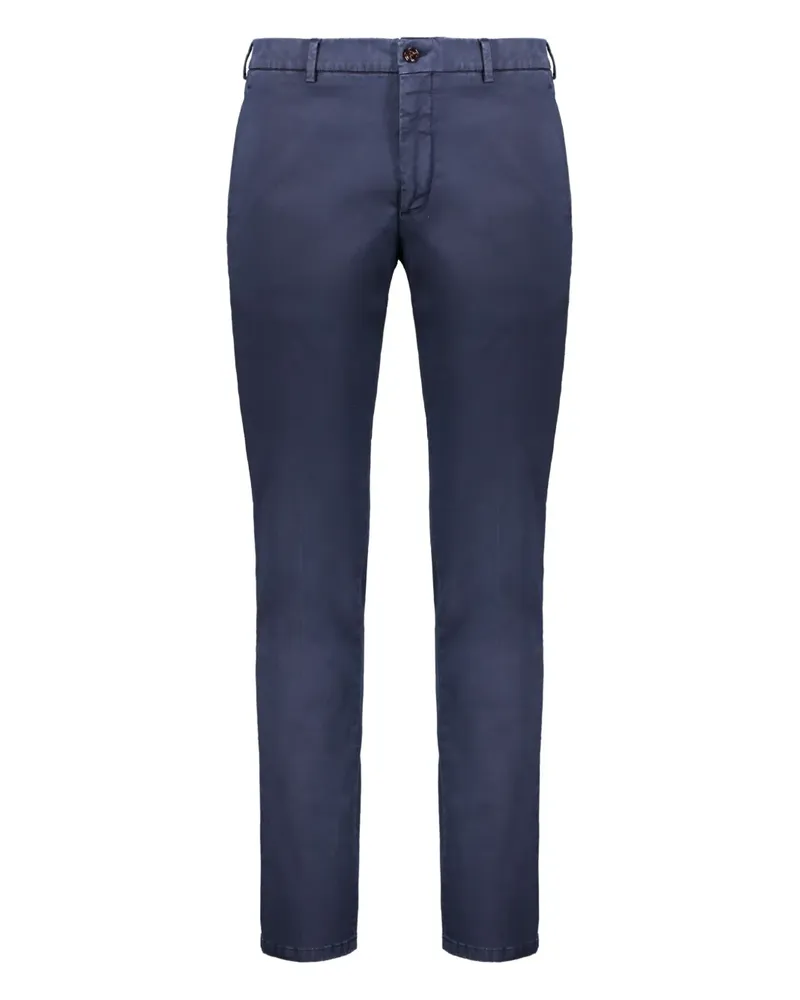 MOORER Hose mit geradem Bein - Blau Blau