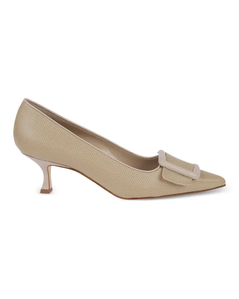 Manolo Blahnik Maysale Pumps - Nude Nude