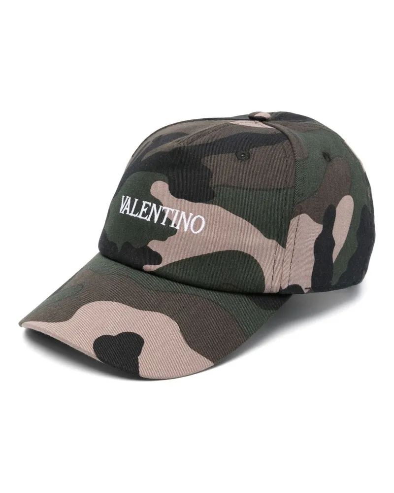 Valentino Garavani Baseballkappe mit Logo-Stickerei - Grün Grün