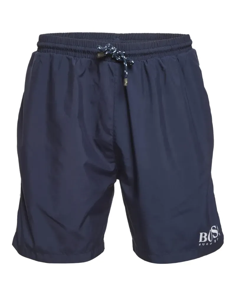 HUGO BOSS Shorts mit Kordelzug - Blau Blau
