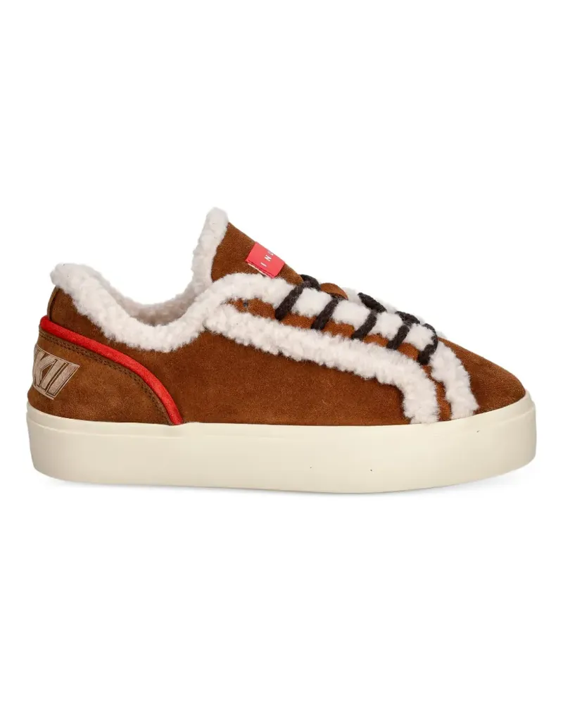 INUIKII Lila Sneakers aus Wildleder - Braun Braun