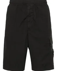 Stone Island Joggingshorts mit Kompass Schwarz