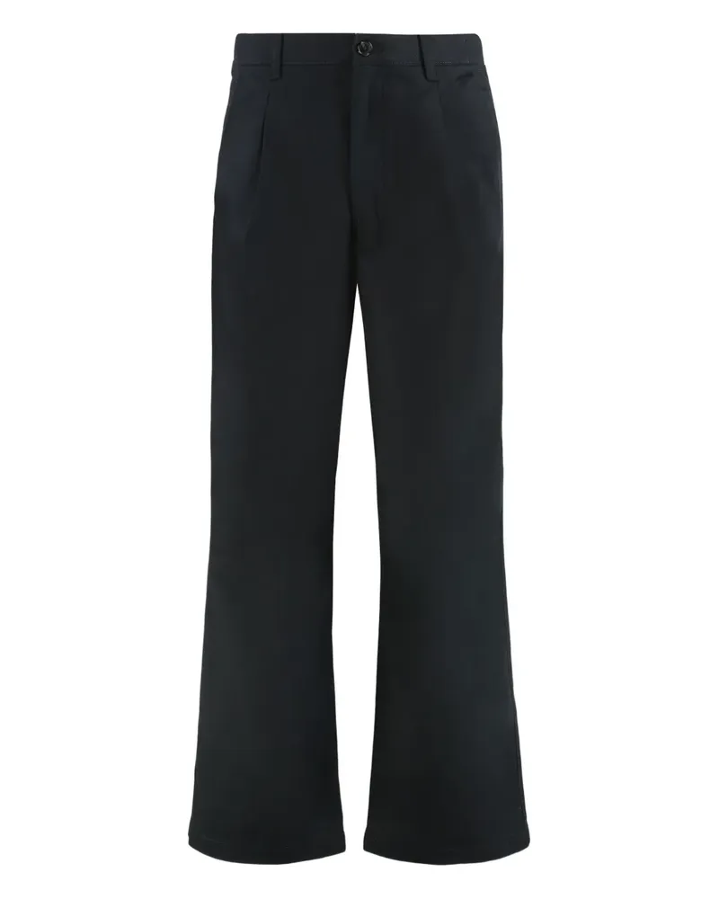Calvin Klein elasticated cotton twill trousers - Schwarz Schwarz