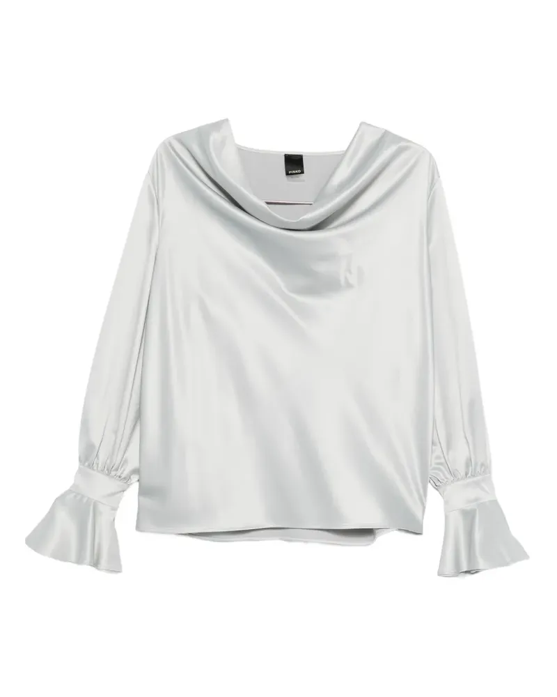 Pinko ruffled blouse - Silber Silber