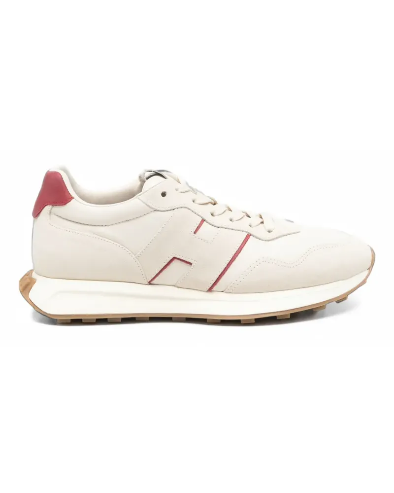 Hogan Sneakers mit Logo-Patch - Nude Nude
