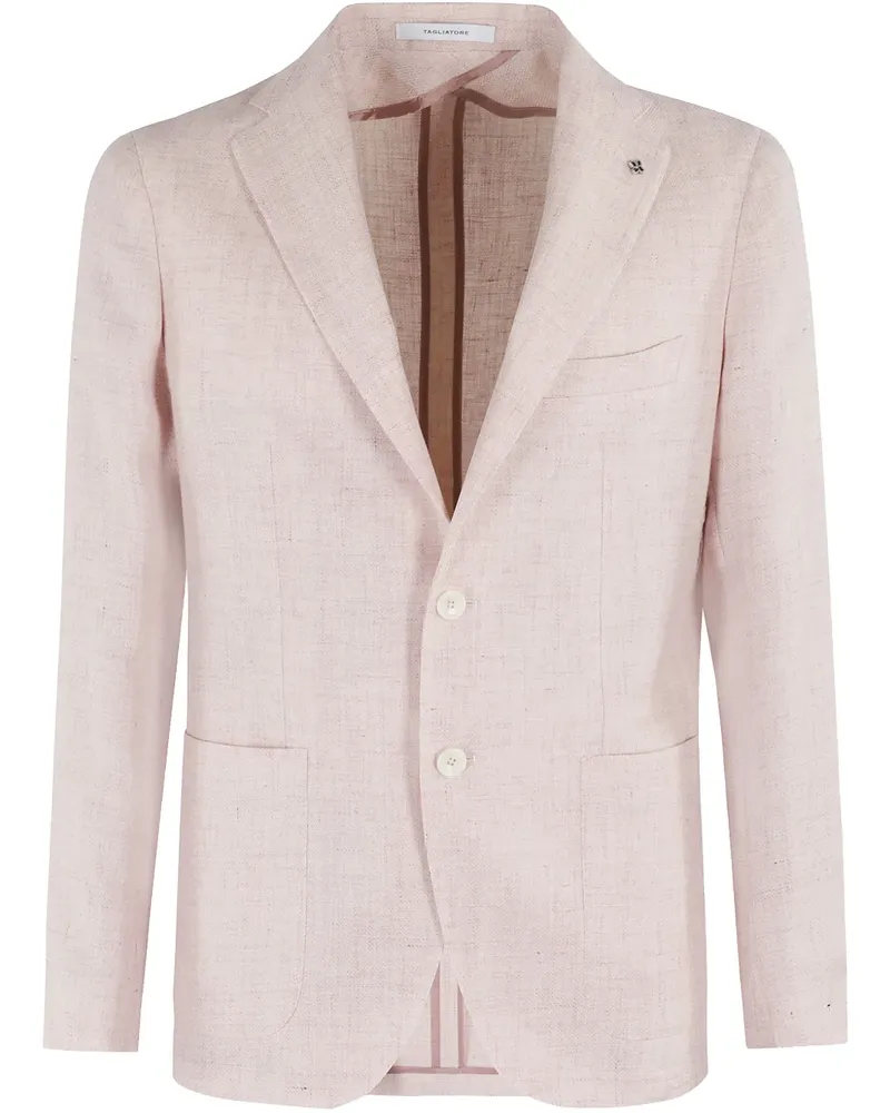 Tagliatore Sakko aus Leinen - Rosa Rosa