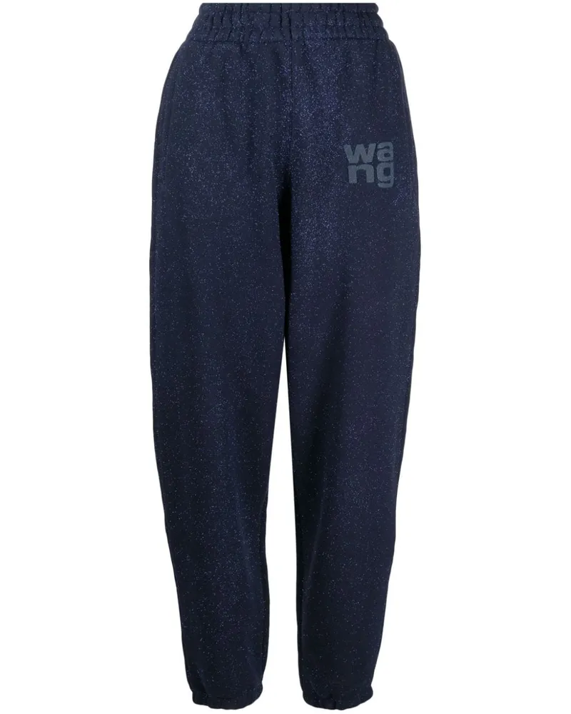 Alexander Wang Jogginghose mit Logo-Print - Blau Blau