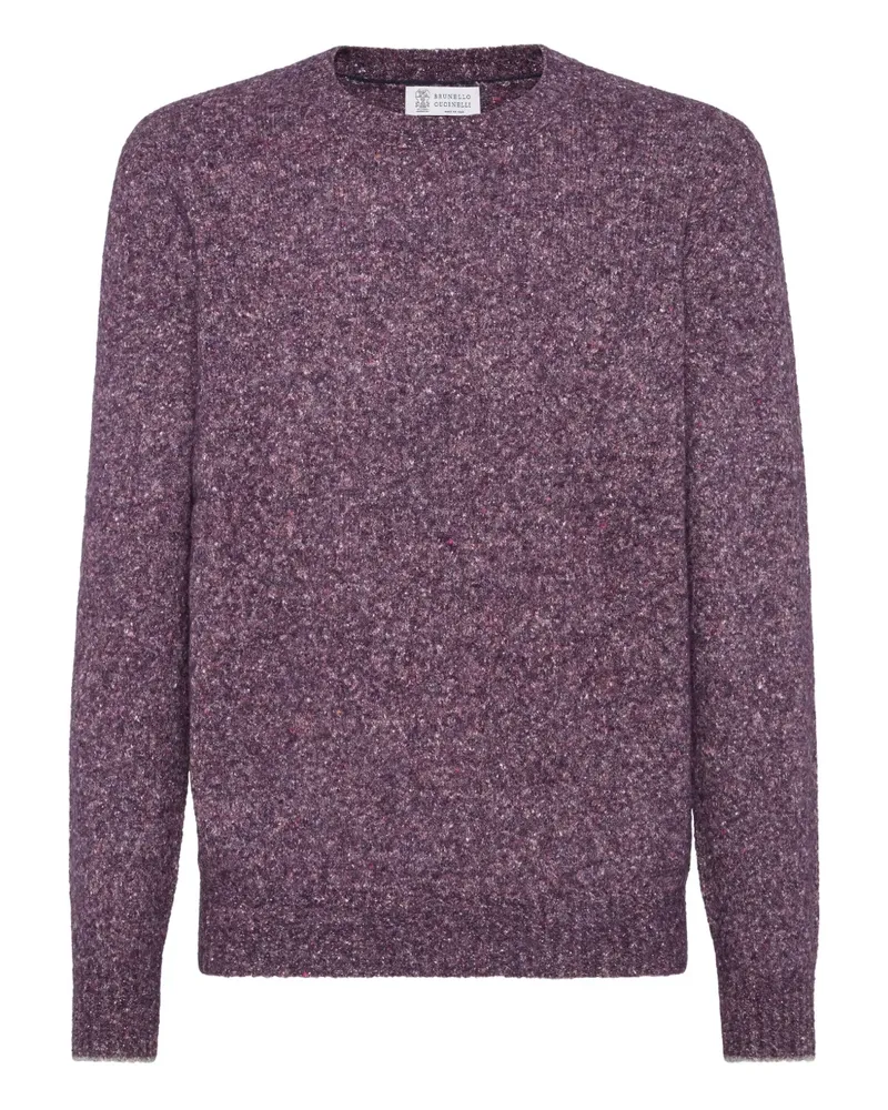 Brunello Cucinelli Texturierter Pullover - Rot Rot