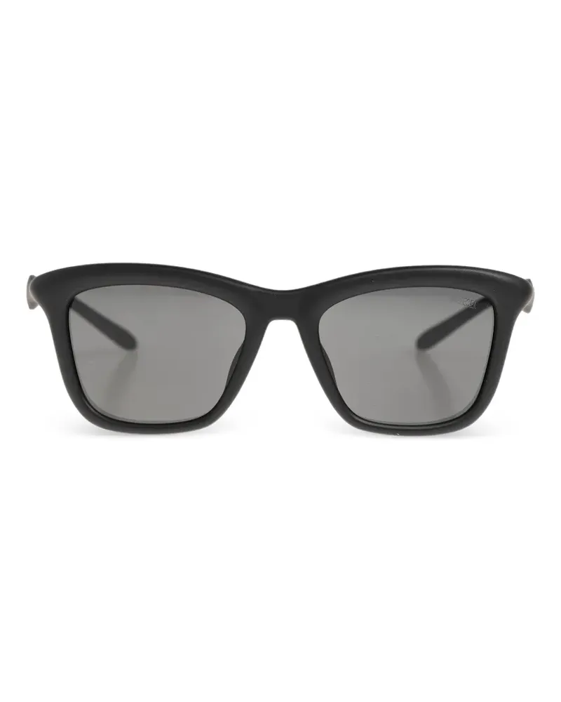 Diesel logo square-frame sunglasses - Schwarz Schwarz