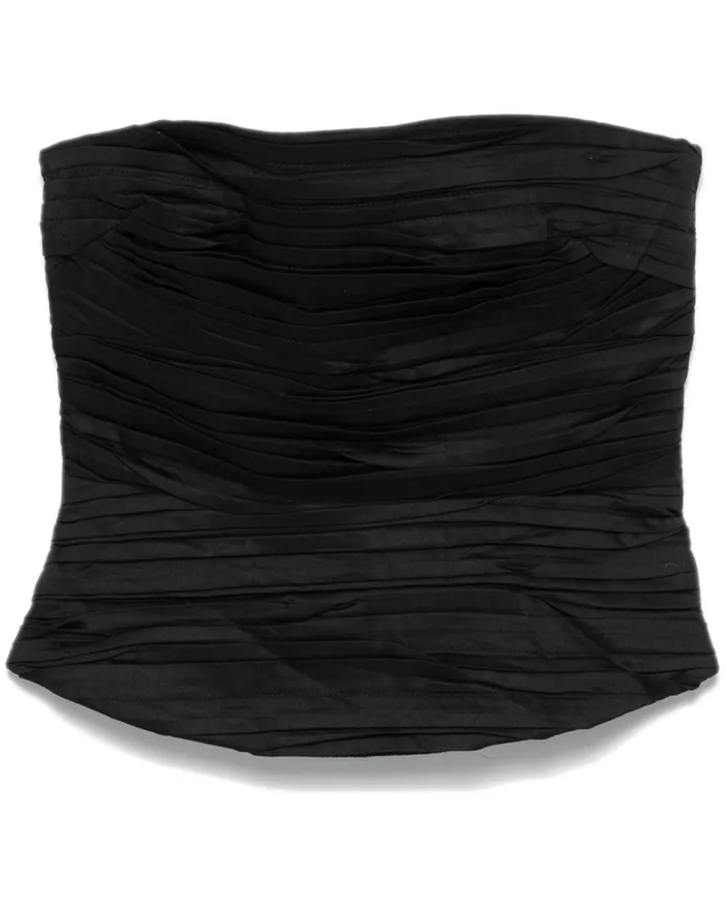 Aje. Sunbeam Bustier - Schwarz Schwarz