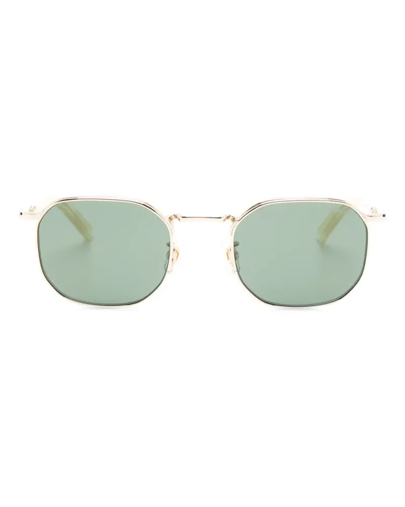 Montblanc geometric-frame sunglasses - Gold Gold