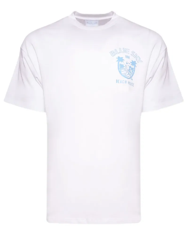 Blue Sky Inn Beach House T-Shirt - Blau Blau