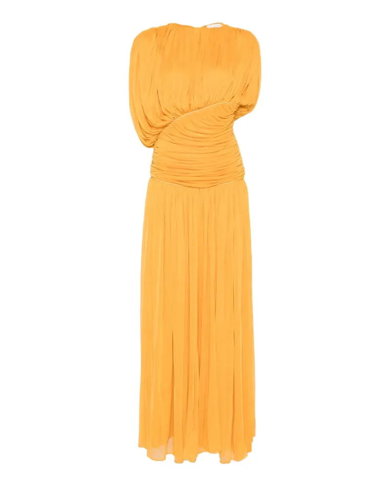 TOVE Gai ruched maxi dress - Gelb Gelb