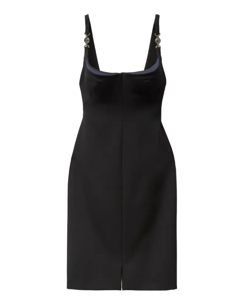 Versace Kleid mit Medaillon-Trägern - Schwarz Schwarz