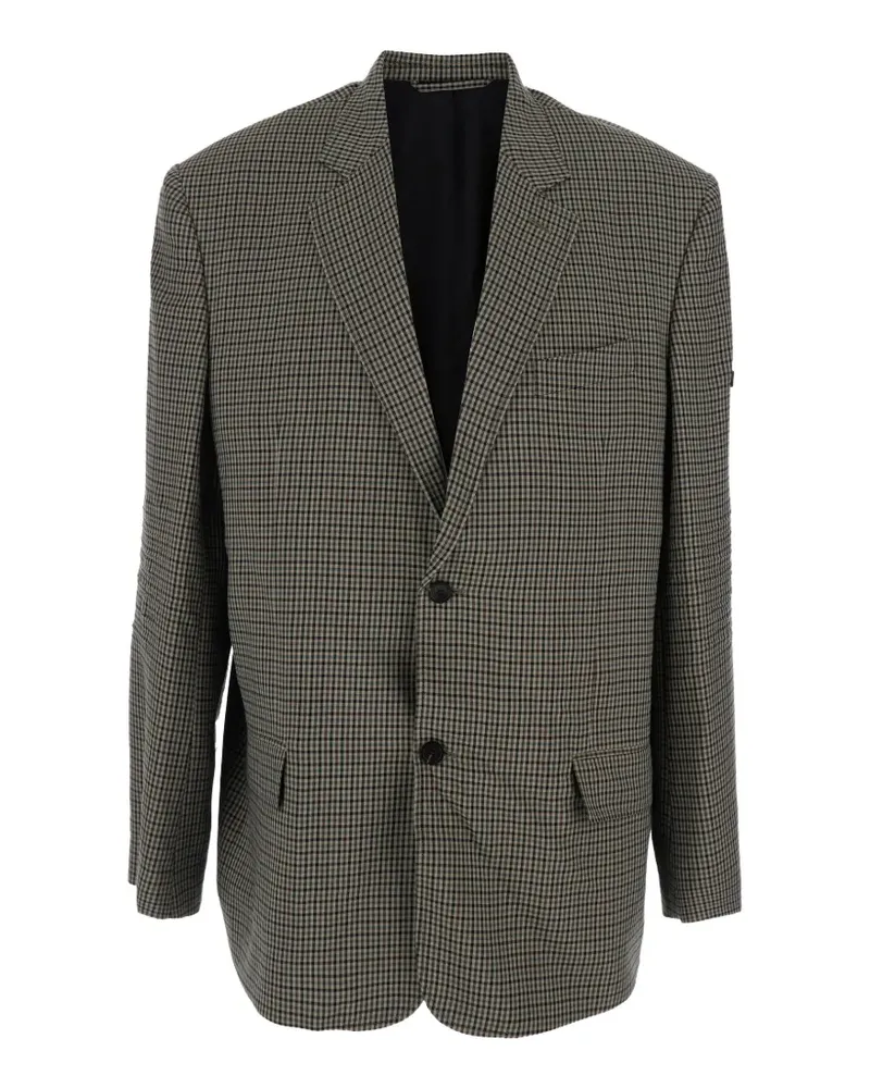 Balenciaga checked blazer - Grau Grau