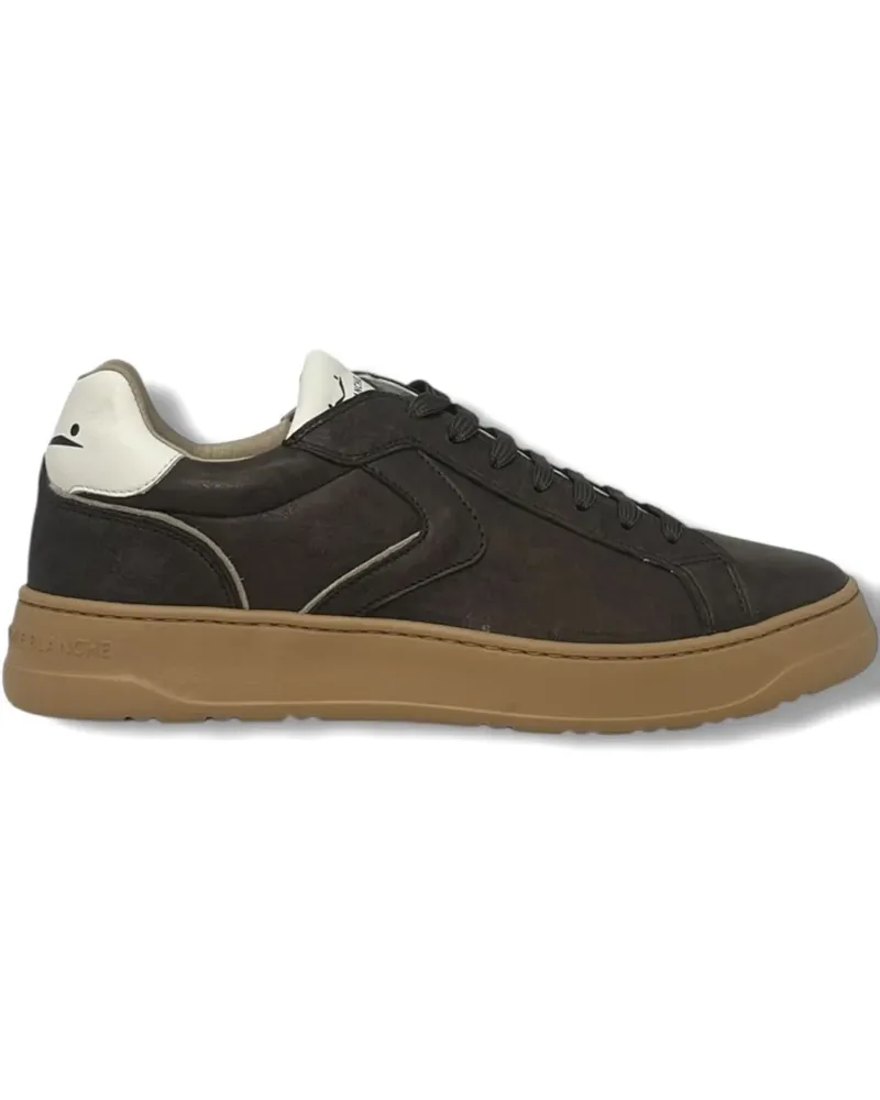 Voile Blanche Sneakers aus Leder - Braun Braun
