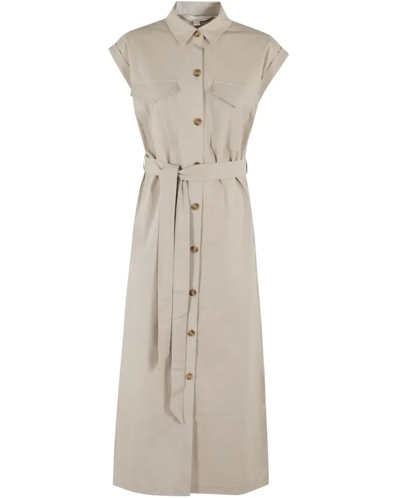 Barbour Hemdkleid mit Gürtel - Nude Nude