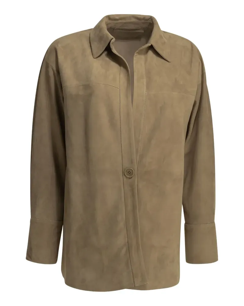 Salvatore Santoro Jacke aus Wildleder - Nude Nude