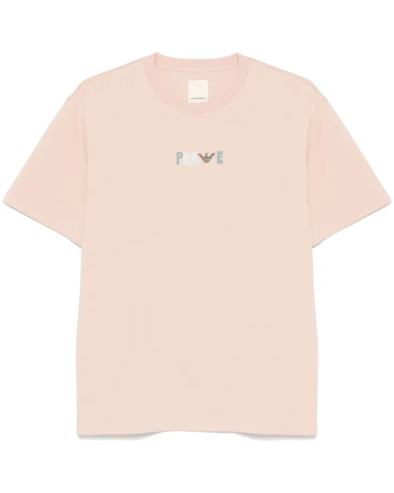 Emporio Armani Klassisches T-Shirt Rosa