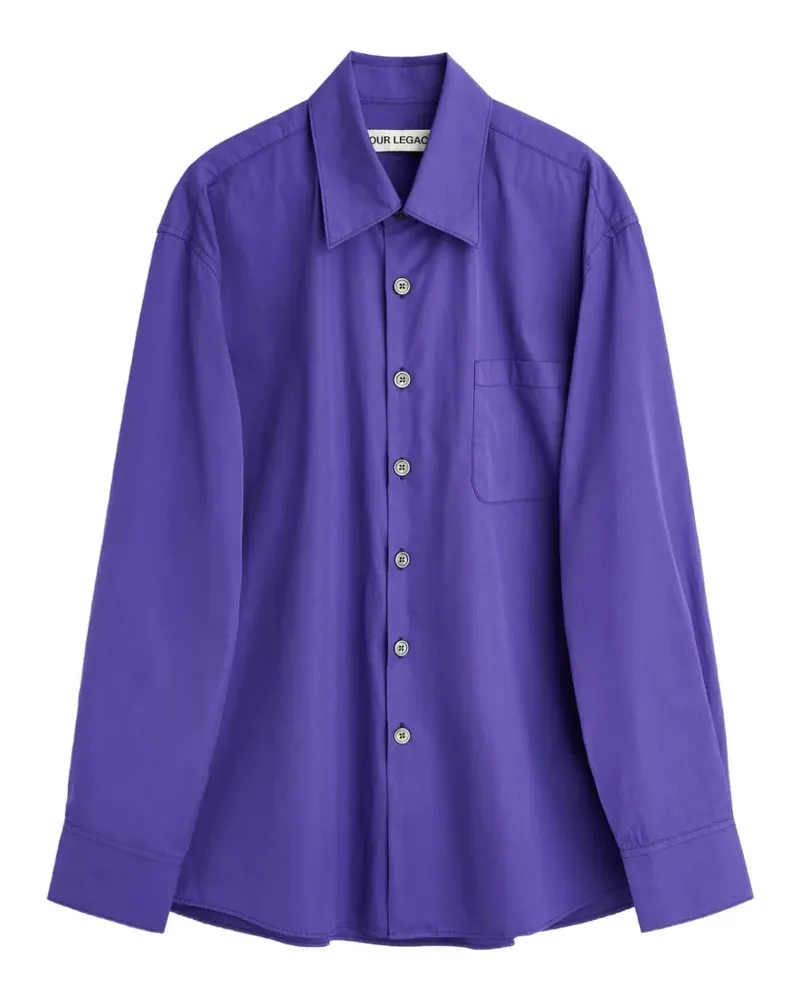 Our Legacy Hemd aus Popeline - Violett Violett