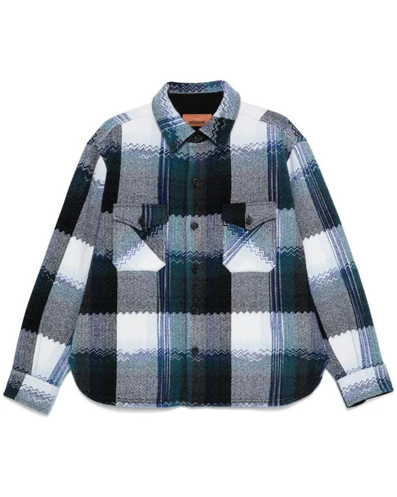 Missoni Kariertes Hemd - Blau Blau