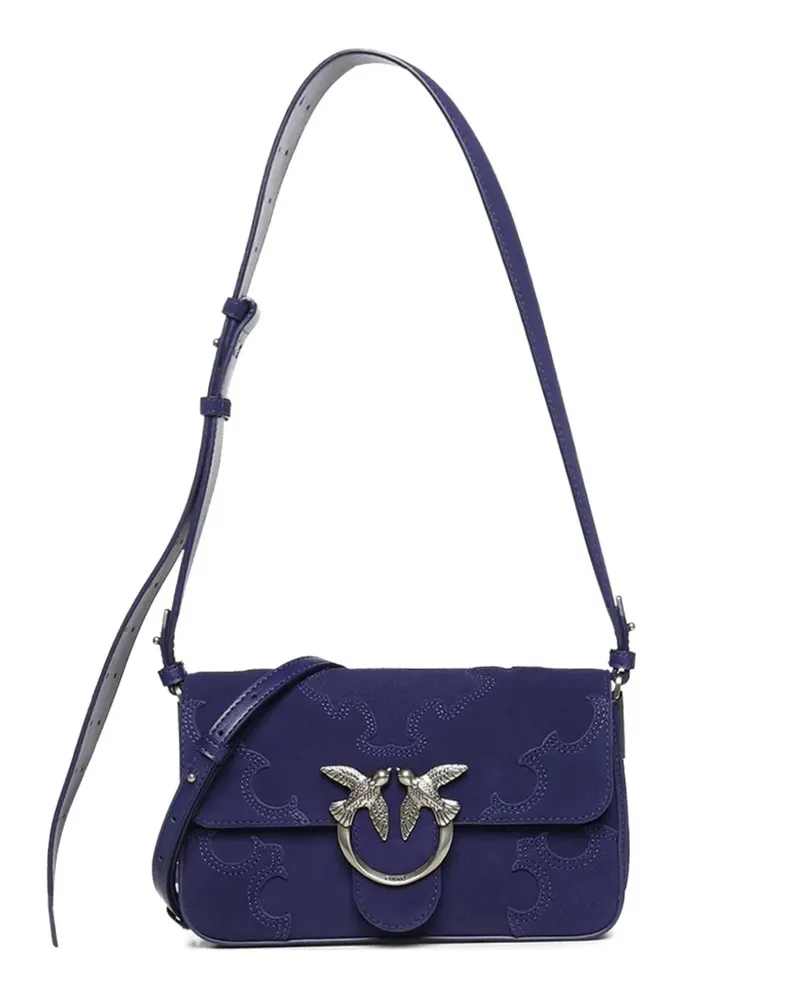 Pinko logo-plaque cross body bag - Blau Blau