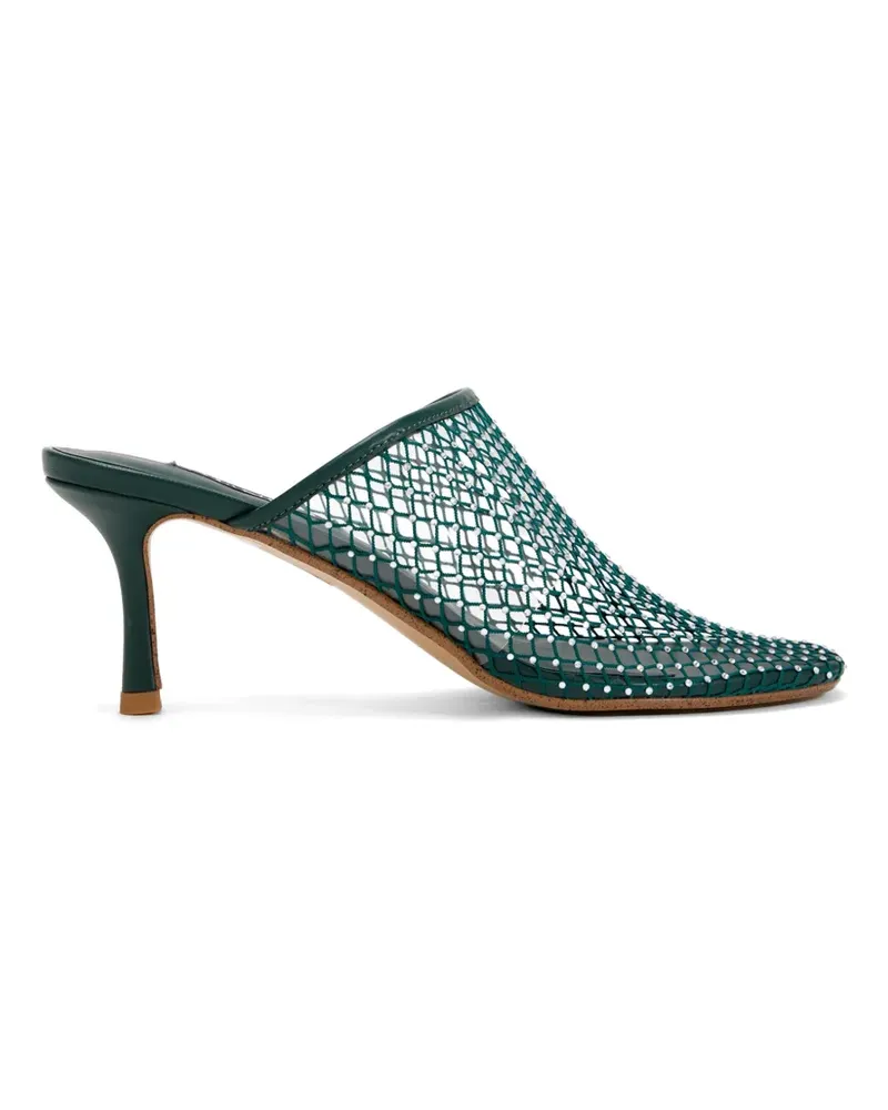 SENSO Pantoletten mit Kristallen - Grün Grün