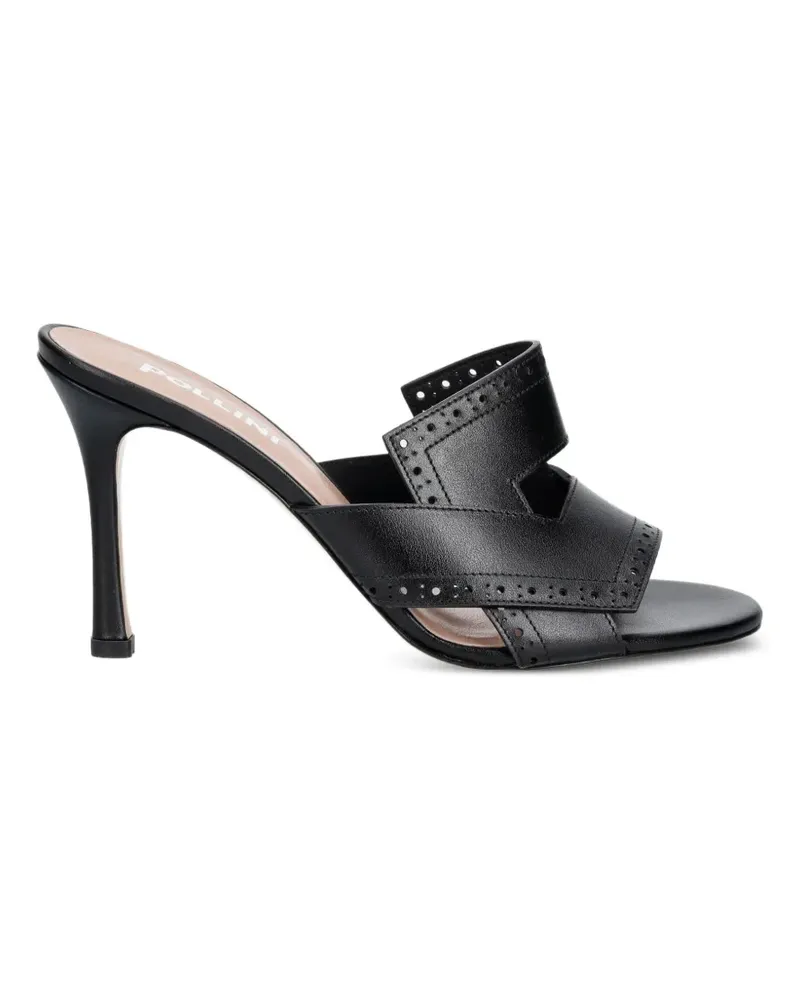 Pollini Brogue Sandalen - Schwarz Schwarz