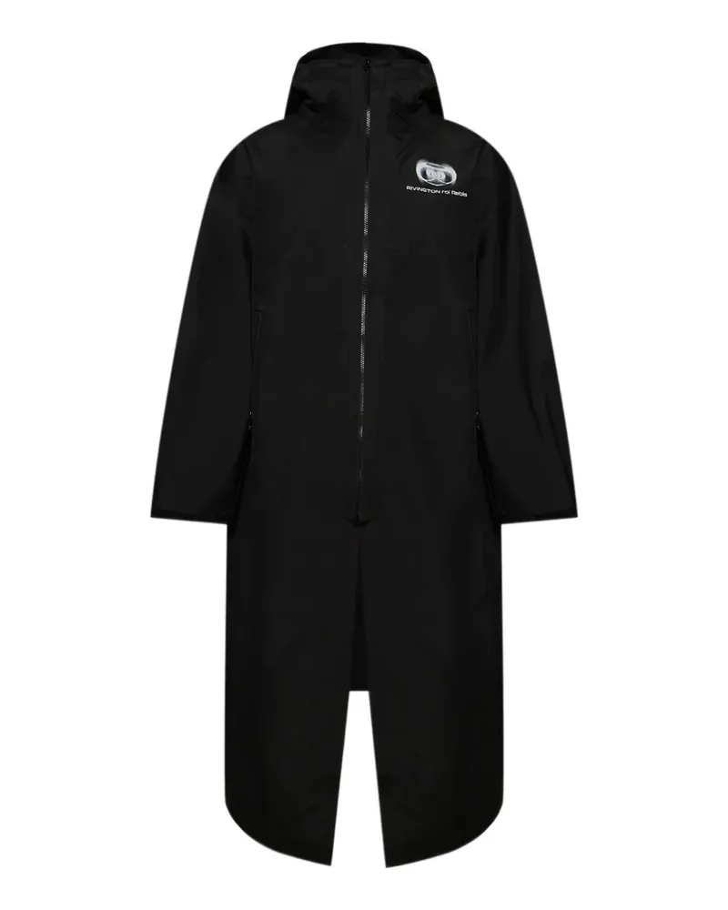 RRR123 Noahs trench coat - Schwarz Schwarz