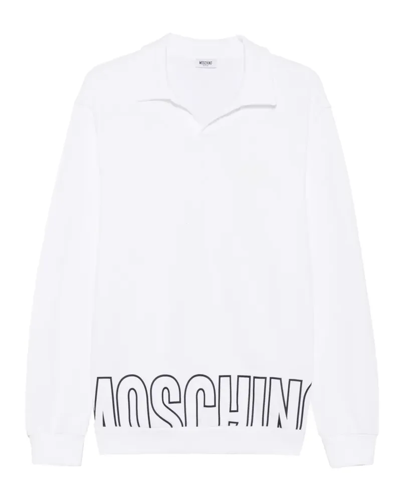 Moschino logo-print sweatshirt - Weiß Weiß