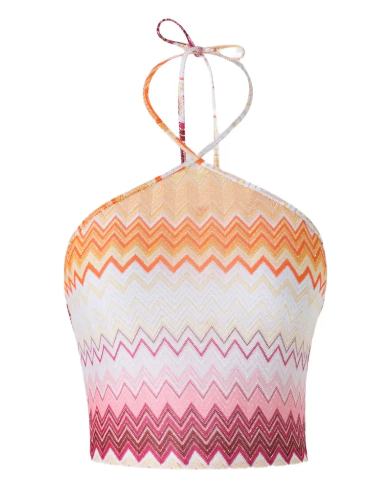 Missoni Top mit Zickzack-Strickmuster - Nude Nude