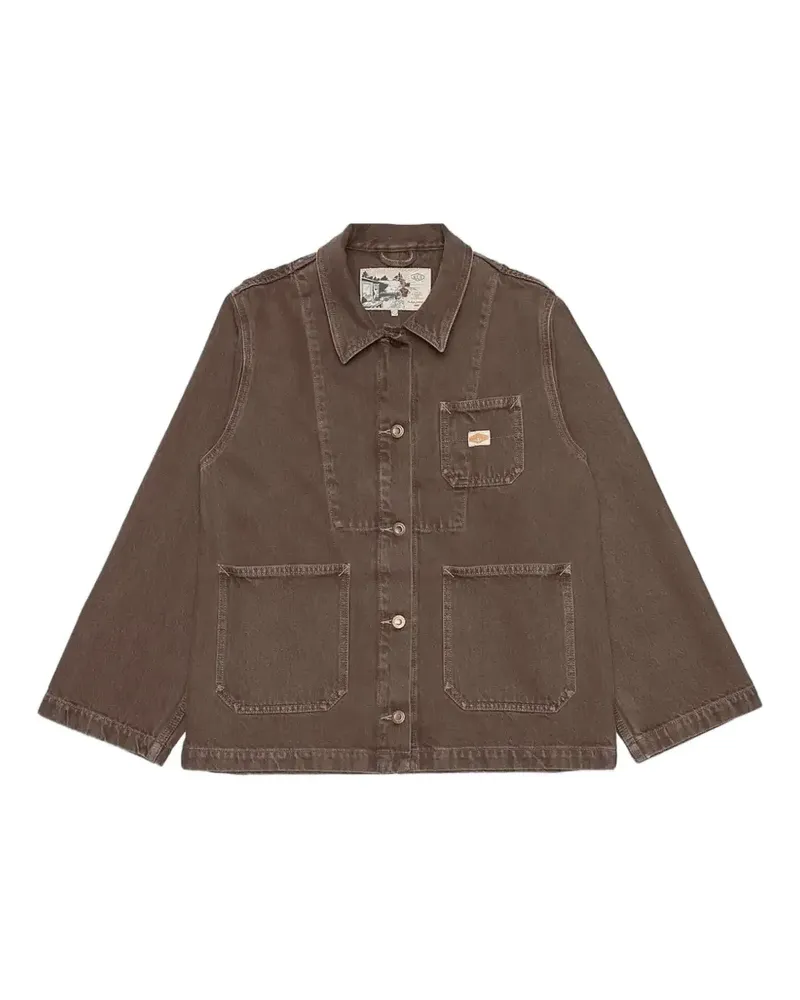 Nudie Jeans Ada workwear jacket - Braun Braun