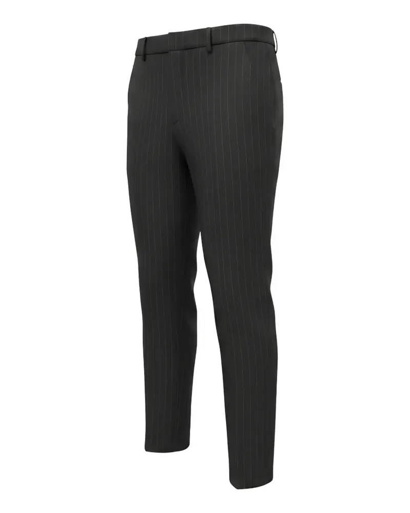Studiorundholz pinstripe-print tailored trousers - Schwarz Schwarz