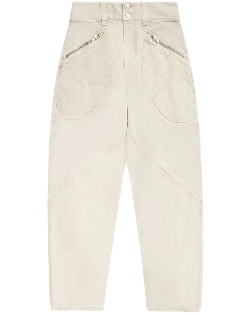 Isabel Marant Catarina Tapered-Jeans - Nude Nude